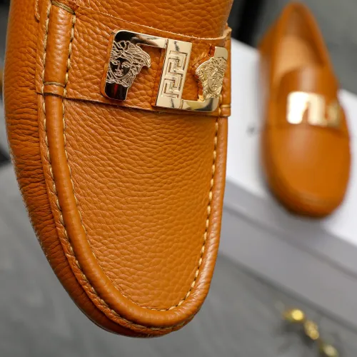 Replica Versace Leather Shoes For Men #1434076 $72.00 USD for Wholesale