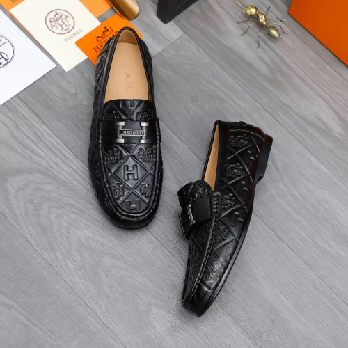Hermes Leather Shoes For Men #1434080 $82.00 USD, Wholesale Replica Hermes Leather Shoes