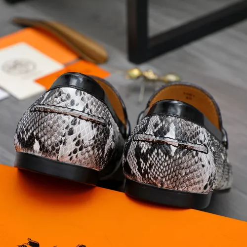 Replica Hermes Leather Shoes For Men #1434085 $82.00 USD for Wholesale