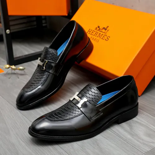 Hermes Leather Shoes For Men #1434090 $88.00 USD, Wholesale Replica Hermes Leather Shoes