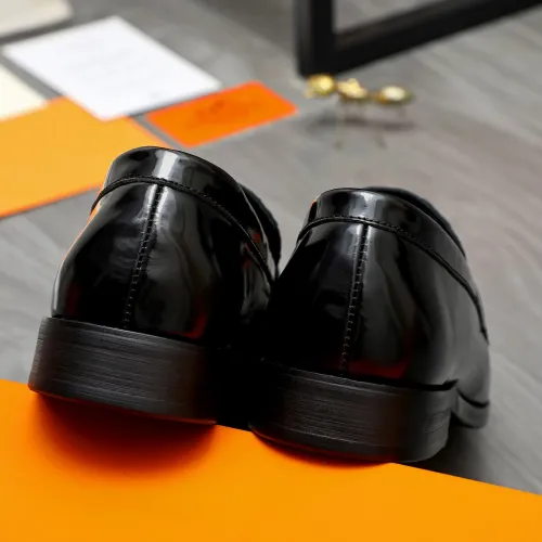 Replica Hermes Leather Shoes For Men #1434090 $88.00 USD for Wholesale