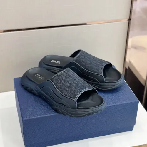 Christian Dior Slippers For Men #1434094 $60.00 USD, Wholesale Replica Christian Dior Slippers