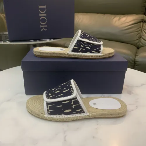 Replica Christian Dior Slippers For Men #1434097 $60.00 USD for Wholesale