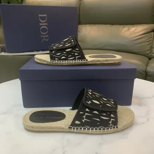 Replica Christian Dior Slippers For Men #1434098 $60.00 USD for Wholesale