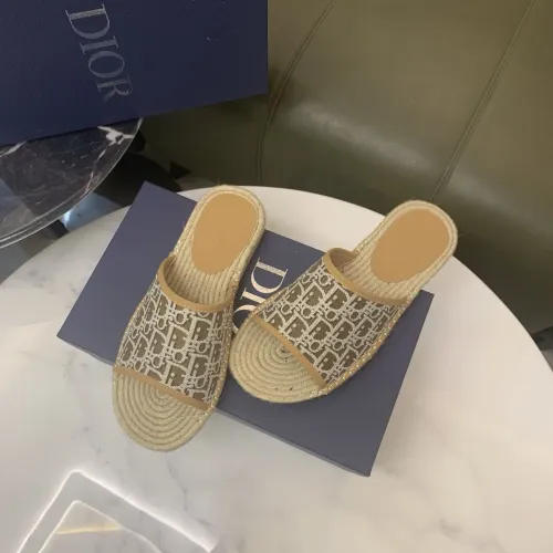 Replica Christian Dior Slippers For Men #1434100 $60.00 USD for Wholesale