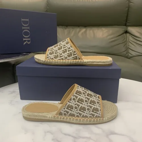 Replica Christian Dior Slippers For Men #1434100 $60.00 USD for Wholesale
