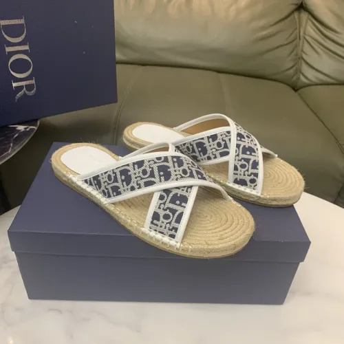 Christian Dior Slippers For Men #1434101 $60.00 USD, Wholesale Replica Christian Dior Slippers