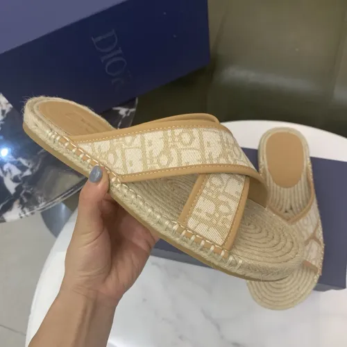Replica Christian Dior Slippers For Men #1434102 $60.00 USD for Wholesale