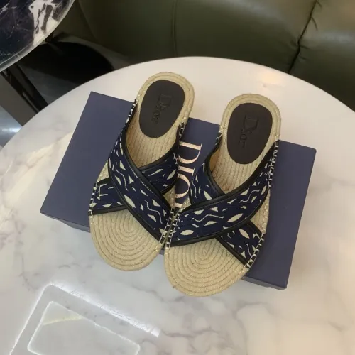 Replica Christian Dior Slippers For Men #1434106 $60.00 USD for Wholesale