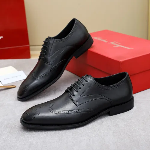 Salvatore Ferragamo Leather Shoes For Men #1434142