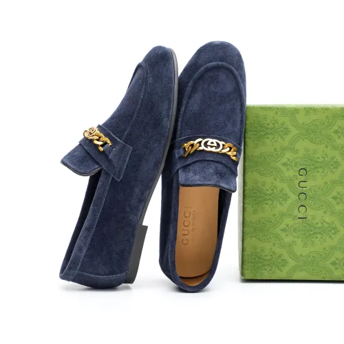Replica Gucci Oxfords Shoes For Men #1434160 $92.00 USD for Wholesale