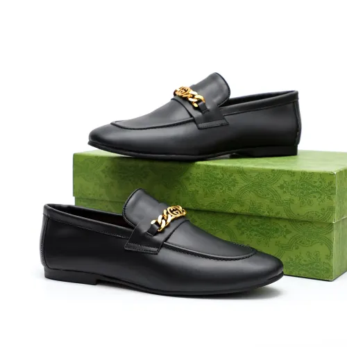 Replica Gucci Oxfords Shoes For Men #1434164 $92.00 USD for Wholesale