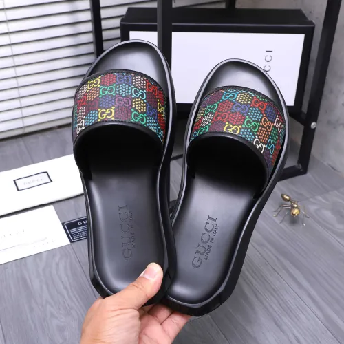 Replica Gucci Slippers For Men #1434176 $45.00 USD for Wholesale