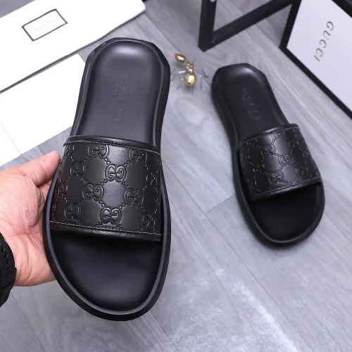 Replica Gucci Slippers For Men #1434178 $45.00 USD for Wholesale