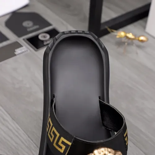 Replica Versace Slippers For Men #1434181 $45.00 USD for Wholesale