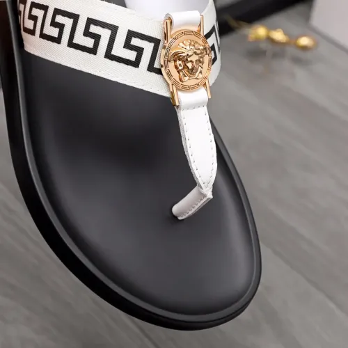 Replica Versace Slippers For Men #1434182 $45.00 USD for Wholesale