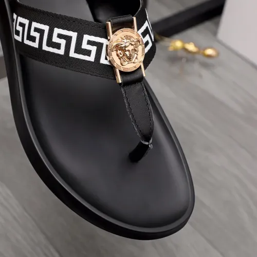 Replica Versace Slippers For Men #1434183 $45.00 USD for Wholesale