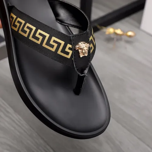 Replica Versace Slippers For Men #1434185 $45.00 USD for Wholesale