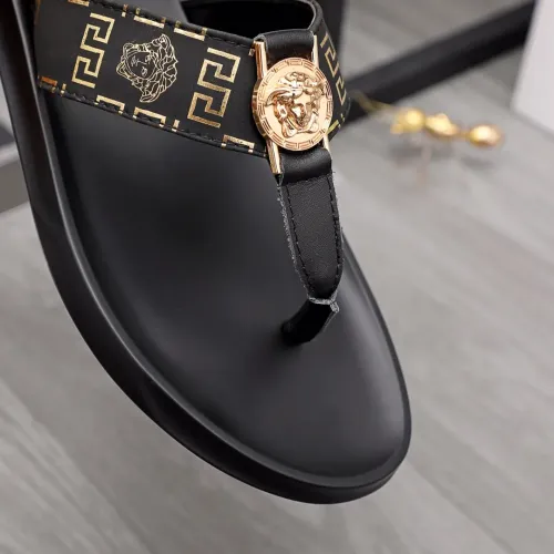 Replica Versace Slippers For Men #1434189 $45.00 USD for Wholesale