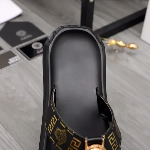 Replica Versace Slippers For Men #1434189 $45.00 USD for Wholesale