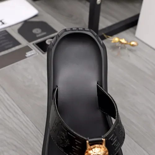 Replica Versace Slippers For Men #1434190 $45.00 USD for Wholesale