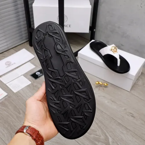 Replica Versace Slippers For Men #1434191 $45.00 USD for Wholesale