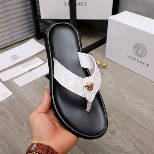 Replica Versace Slippers For Men #1434210 $45.00 USD for Wholesale