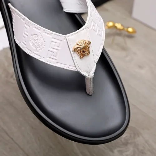 Replica Versace Slippers For Men #1434210 $45.00 USD for Wholesale