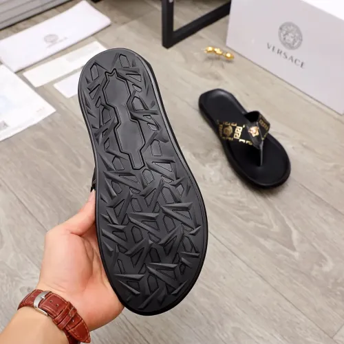 Replica Versace Slippers For Men #1434220 $45.00 USD for Wholesale