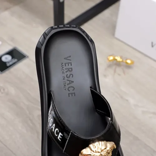 Replica Versace Slippers For Men #1434232 $45.00 USD for Wholesale