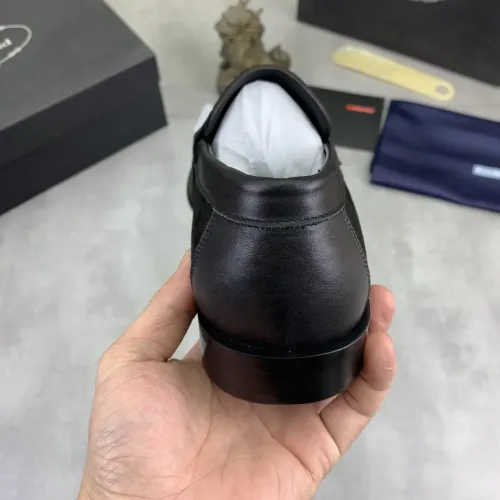 Replica Prada Leather Shoes For Men #1434249 $102.00 USD for Wholesale