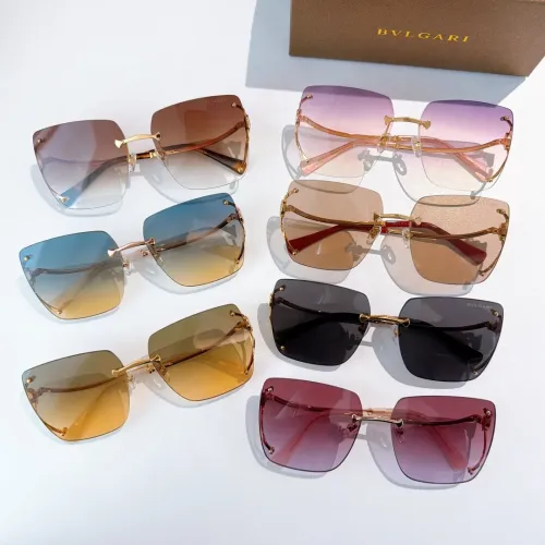Replica Bvlgari AAA Quality Sunglasses #1434463 $60.00 USD for Wholesale