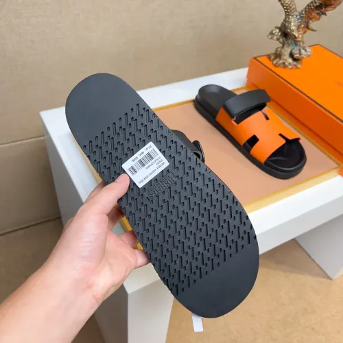Replica Hermes Slippers For Men #1434507 $56.00 USD for Wholesale