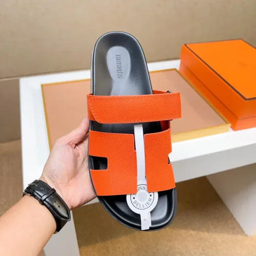 Replica Hermes Slippers For Men #1434511 $56.00 USD for Wholesale