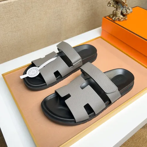 Hermes Slippers For Men #1434528 $56.00 USD, Wholesale Replica Hermes Slippers