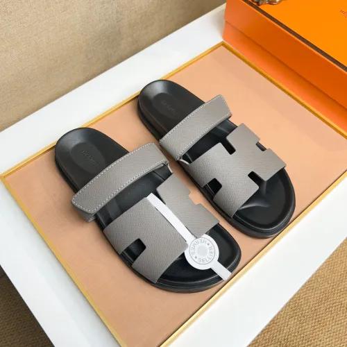 Replica Hermes Slippers For Men #1434528 $56.00 USD for Wholesale