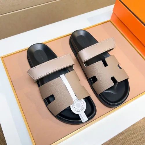 Replica Hermes Slippers For Men #1434533 $56.00 USD for Wholesale