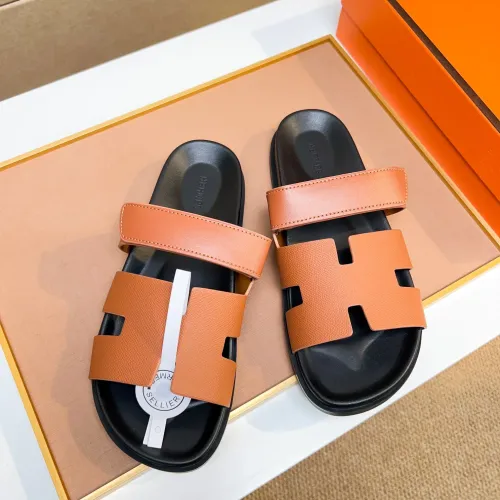 Replica Hermes Slippers For Men #1434534 $56.00 USD for Wholesale