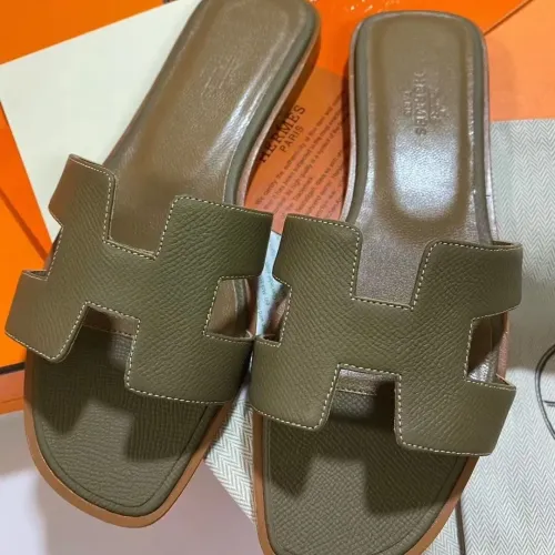 Hermes Slippers For Women #1434545 $98.00 USD, Wholesale Replica Hermes Slippers