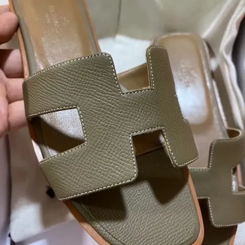 Replica Hermes Slippers For Women #1434545 $98.00 USD for Wholesale