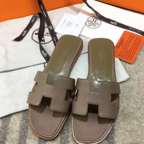 Replica Hermes Slippers For Women #1434546 $98.00 USD for Wholesale