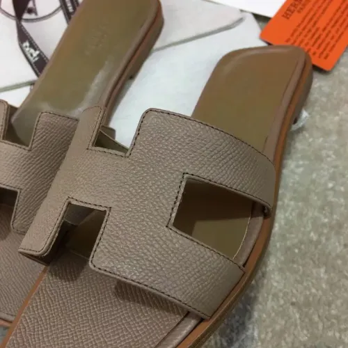Replica Hermes Slippers For Women #1434546 $98.00 USD for Wholesale