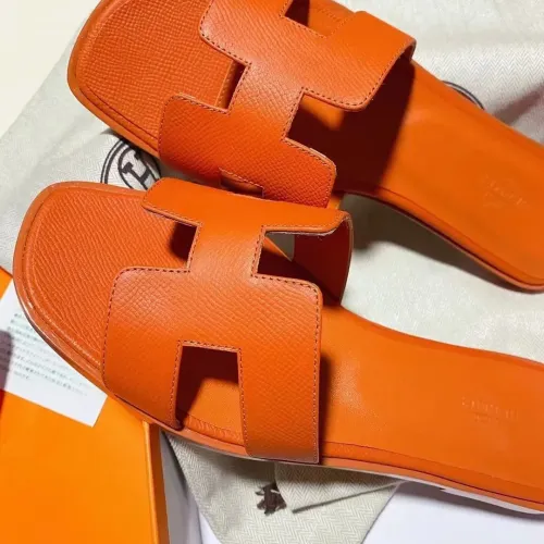 Replica Hermes Slippers For Women #1434548 $98.00 USD for Wholesale
