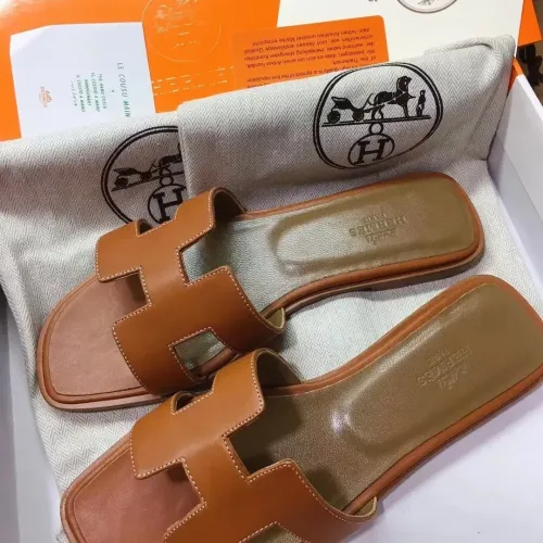 Replica Hermes Slippers For Women #1434550 $98.00 USD for Wholesale