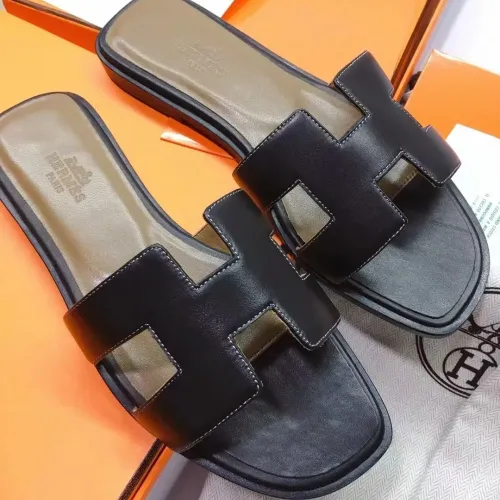 Replica Hermes Slippers For Women #1434551 $98.00 USD for Wholesale