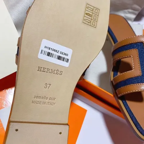 Replica Hermes Slippers For Women #1434553 $98.00 USD for Wholesale