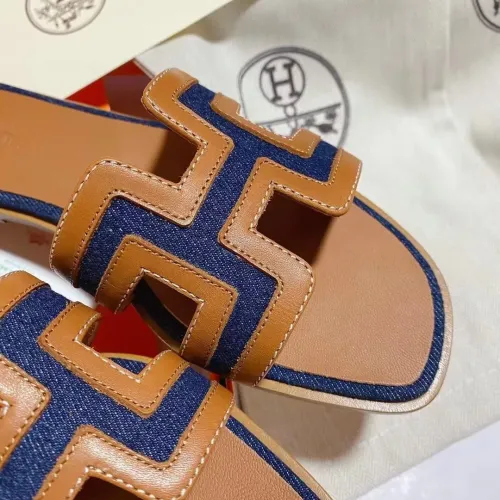Replica Hermes Slippers For Women #1434553 $98.00 USD for Wholesale