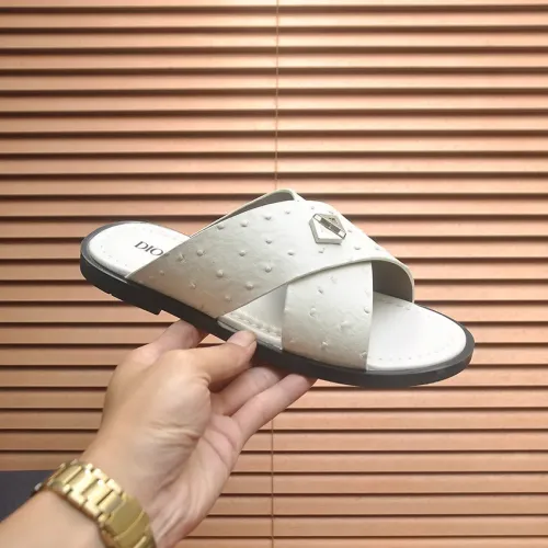 Replica Christian Dior Slippers For Men #1434555 $52.00 USD for Wholesale