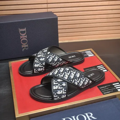 Christian Dior Slippers For Men #1434563 $52.00 USD, Wholesale Replica Christian Dior Slippers