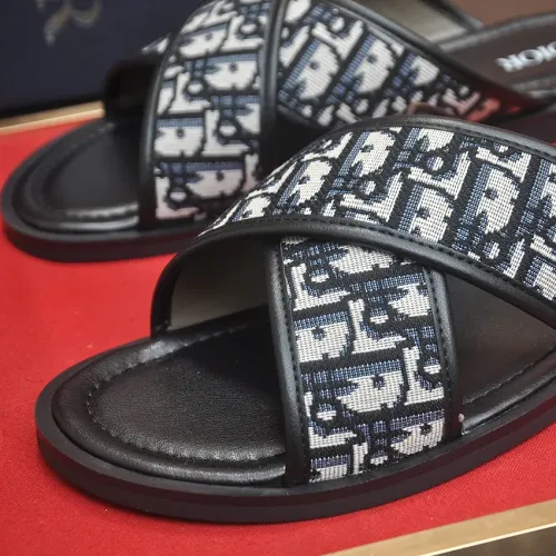 Replica Christian Dior Slippers For Men #1434563 $52.00 USD for Wholesale